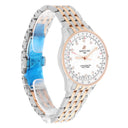 Breitling Navitimer U17327211A1U1 36mm White MOP Diamond Dial Stainless Steel & Rose Gold Watch