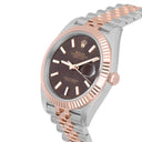 Rolex Datejust 126331-0002 41mm Jubilee Chocolate Dial Stainless Steel & Rose Gold Watch - 2025
