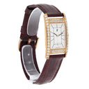 Audemars Piguet Quartz 6383 002 Diamond bezel White Dial Vintage Watch
