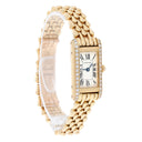 Cartier Tank WB3005K3 18K Yellow Gold Diamond Bezel Quartz Watch