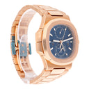 Patek Philippe Nautilus 5990/1R-001 Sunburst blue Dial Rose gold Watch - 2022