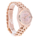 Rolex Datejust 31mm 178275F Fluted Bezel Pink Jubilee Motif Dial President Rose Gold Watch