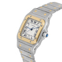 Cartier Santos Galbee Quartz 29 mm Two Tone Yellow Gold Ladies Watch 187901