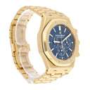 Audemars Piguet Royal Oak 26320ba.oo.1220ba.02 41mm Blue Chronograph Dial Yellow Gold Watch - 2017