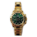 Rolex Daytona Green Dial 40mm 116508 Yellow Gold Watch Oyster Bracelet 2017