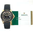Rolex Yacht-Master 40mm 116655 Rose Gold with Black Dial Watch 2017