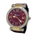 Chopard Imperiale 388532-6017 Stainless Steel & Rose Gold With Red Alligator Leather Watch Red Dial 2024