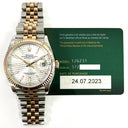 Rolex Datejust 36 126231 18kt Stainless Steel/Rose Gold with Silver Fluted Dial 2023