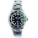 Rolex Submariner Date 40mm 16610LV Oyster Stainless Steel with Kermit Dial Watch 2008