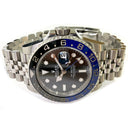 Rolex GMT-Master II 40mm Black & Blue Batgirl Bezel Jubilee Bracelet 126710BLNR Stainless Steel Black Dial
