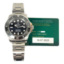 Rolex Sea-Dweller Black Dial 44mm 136660 Stainless Steel Oyster Bracelet Watch 2023