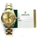 Rolex Datejust Champagne Dial 41mm 126333 Yellow Gold & Stainless Steel Oyster Watch MINT 2019