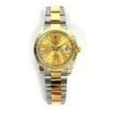Rolex Datejust Champagne Dial 41mm 126333 Yellow Gold & Stainless Steel Oyster Watch MINT 2019