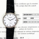 Patek Philippe Calatrava 3919G-001 White Gold With Black Leather Watch Black Roman Dial 2001