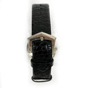 Patek Philippe Calatrava 3919G-001 White Gold With Black Leather Watch Black Roman Dial 2001