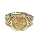 Rolex Datejust 36mm 126233 Jubilee Stainless Steel & Yellow Gold Watch Champagne Diamond Dial 2020