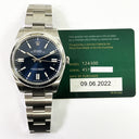 Rolex Oyster Perpetual 41mm 124300 Stainless Steel Watch Blue Index Dial 2022