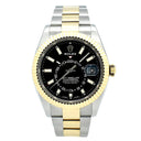 Rolex Sky-Dweller 326933 42mm Stainless Steel And Yellow Gold with Black Dial Watch 2018