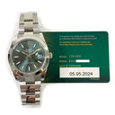 Rolex Green Dial Datejust 41 126300-0019 Stainless Steel Watch Oyster 2024