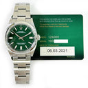 Rolex Oyster Perpetual 126000 36mm Stainless Steel Watch Green Dial 2021