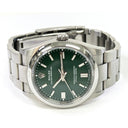 Rolex Oyster Perpetual 126000 36mm Stainless Steel Watch Green Dial 2021