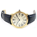 Cartier Ronde Louis W6800251 Alligator Strap Silver Dial Watch 2022