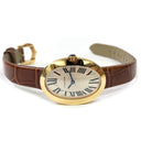 Cartier Baignoire W8000007 31mm Rose Gold with White Dial Ladies Watch