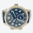 Patek Philippe Calatrava Travel Time 5524G-001 White Gold with Blue Leather Watch Blue Dial 2016