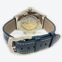 Patek Philippe Calatrava Travel Time 5524G-001 White Gold with Blue Leather Watch Blue Dial 2016