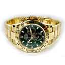 Rolex Daytona 116508 Oyster 40mm Yellow Gold Green Index Dial Watch 2018