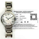 Cartier Ballon Bleu WSBB0040 Stainless Steel Watch Silver Roman Dial MINT 2021