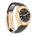 Rolex Sky-Dweller 336238-0002 18k Yellow Gold Oysterflex Watch Black Dial