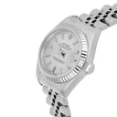Rolex Ladies Datejust 26mm Silver Dial Fluted Bezel Jubilee Watch 69174