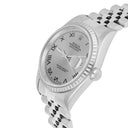 Rolex Datejust 36mm Stainless Steel Watch Silver Roman Dial 16220 Circa 1997