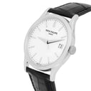 Patek Philippe Calatrava 5296G-010 White Gold, Black Leather Strap Box/Papers