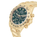 Rolex Daytona Yellow Gold 116508-0013 Green Dial "John Mayer" Dial Complete