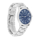 Cartier Ronde Solo XL Blue Dial Automatic Steel Mens Watch WSRN0023 Papers