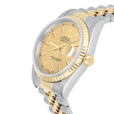 Rolex Datejust 36mm Two Tone Champagne Dial Jubilee 16233 Circa 1995