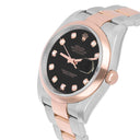 Rolex Datejust 36mm Black Diamond Dial Rose Gold/Stainless Steel 116201