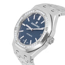 Audemars Piguet Royal Oak 15451ST.ZZ.1256ST.03 Automatic Factory Diamond Bezel Blue Dial 37mm Watch