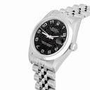 Rolex Datejust 31mm 78240 Black Arabic Dial Stainless Steel Watch Circa 2000