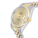 Rolex Datejust 36mm Two Tone Champagne Index Dial Jubilee 16233 Circa 1995