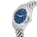 Rolex Datejust 31mm 68274 Blue Stick Dial Stainless Steel Watch W/G Bezel Circa - 1991