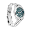 Rolex Datejust 41 126300-0022 Steel Green Motif Index Dial Mens Jubilee Watch Unworn