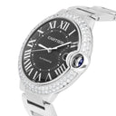 Cartier Ballon Bleu W6920042 Automatic Grey Dial Stainless Steel Diamond Watch