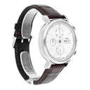 IWC Portofino Chronograph IW391027 42.00mm Silver Dial Leather Strap Stainless Steel Watch