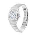 Cartier Santos Galbee W20056D6/1565 24mm Stainless Steel with Silver Dial Ladies Watch