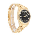 Rolex Day Date 118238-0111 Presidential 36 mm 18K Yellow Gold Black Diamond Dial