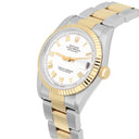 Rolex Datejust 31mm 68273 White Roman Two Tone Watch Circa 1997 Complete Oyster
