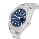 Rolex 126200 Datejust 36mm Blue Index Dial Oyster Bracelet 2021 COMPLETE MINT